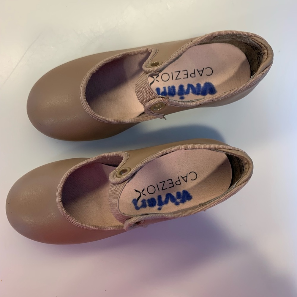 Capezio Tan Tap Shoes - kids size 10M